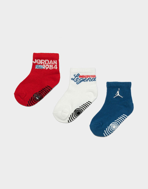 ถุงเท้าเด็กวัยหัดเดิน MJ America Quarter (แพค 3)