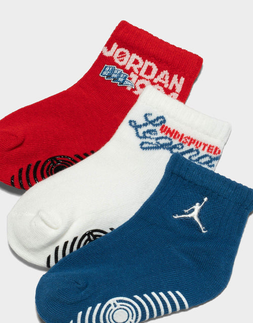 ถุงเท้าเด็กวัยหัดเดิน MJ America Quarter (แพค 3)