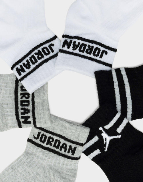ถุงเท้าเด็กวัยหัดเดิน Varsity Stripe (แพค 6)