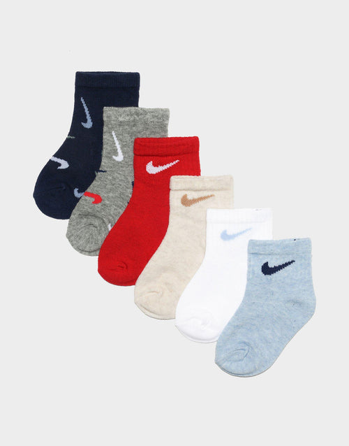 ถุงเท้าเด็กวัยหัดเดิน Swooshfetti (แพค 6)