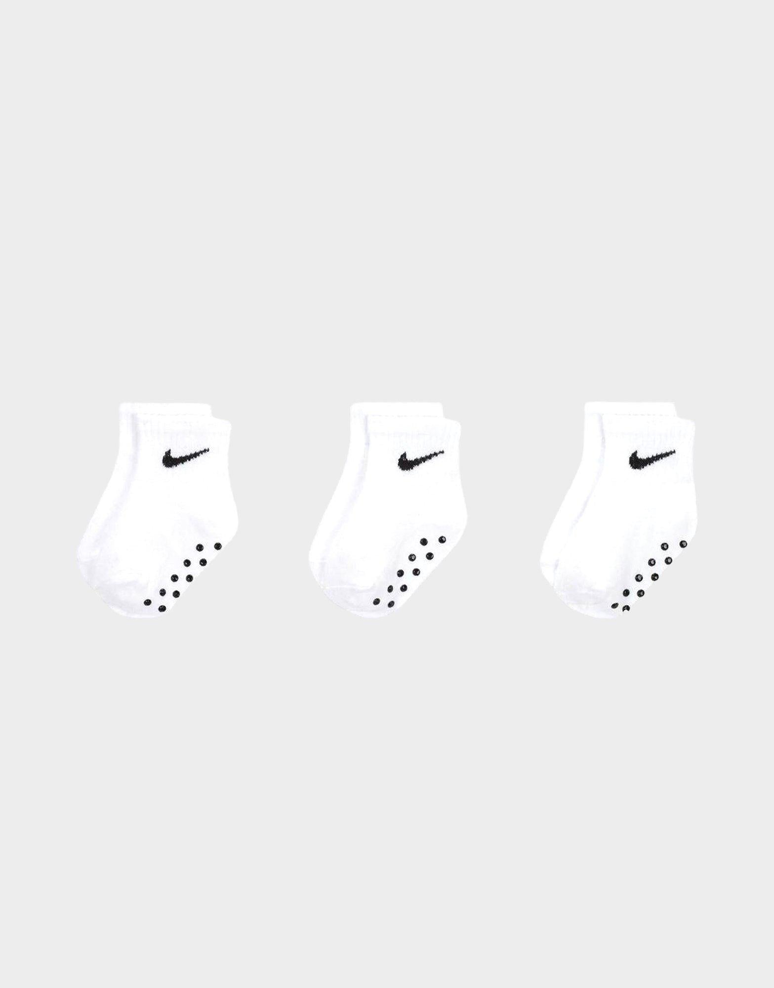 ถุงเท้าเด็กวัยหัดเดิน Core Swoosh Gripper (แพค 3)