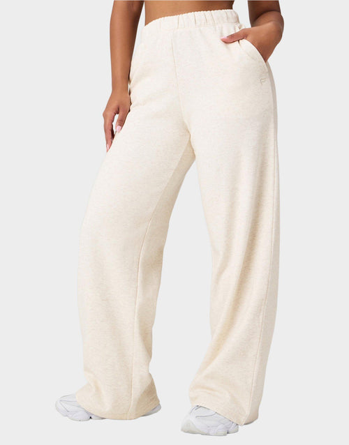 กางเกงขายาวผู้หญิง Cozy Fleece Wide Leg
