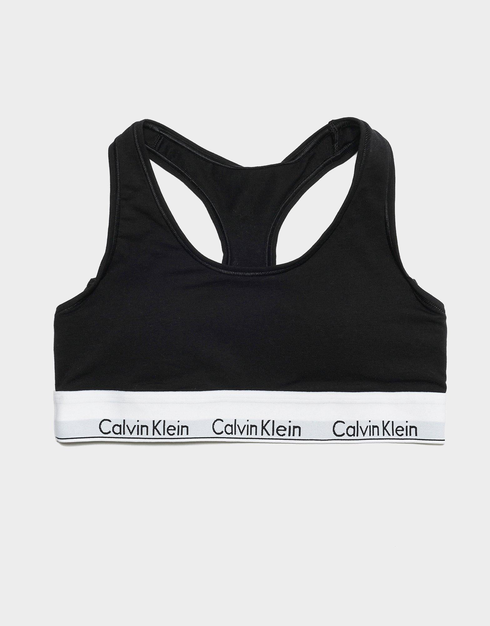 สปอร์ตบราผู้หญิง Icon Cotton Lightly Lined Bralette