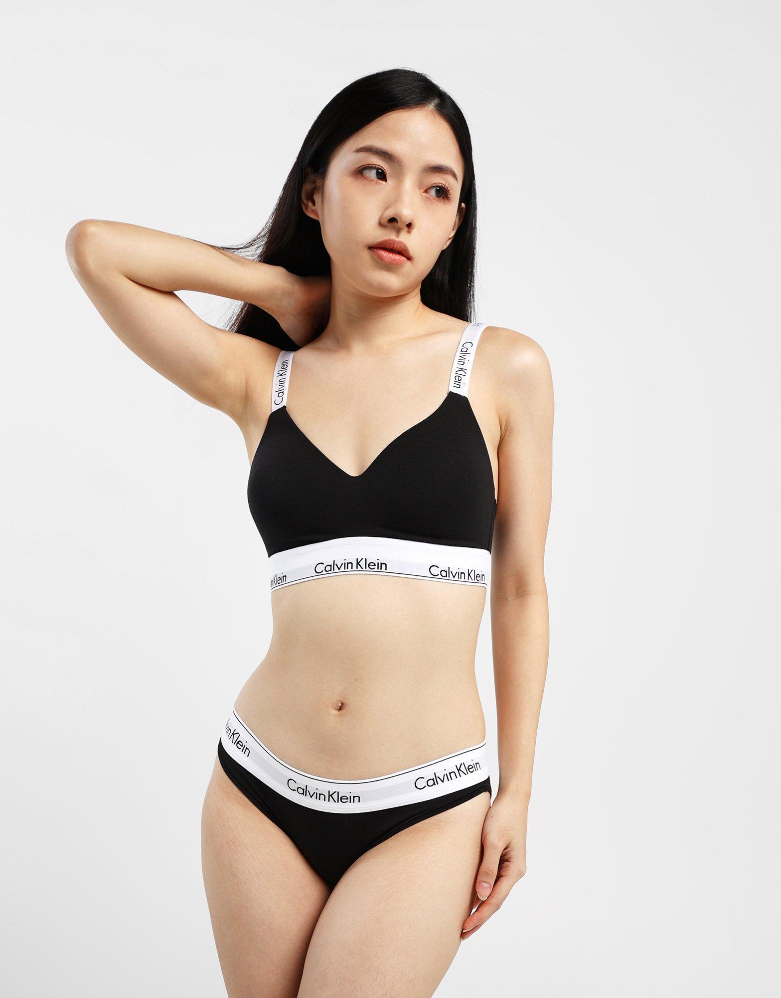 สปอร์ตบราผู้หญิง Modern Cotton Lightly Lined