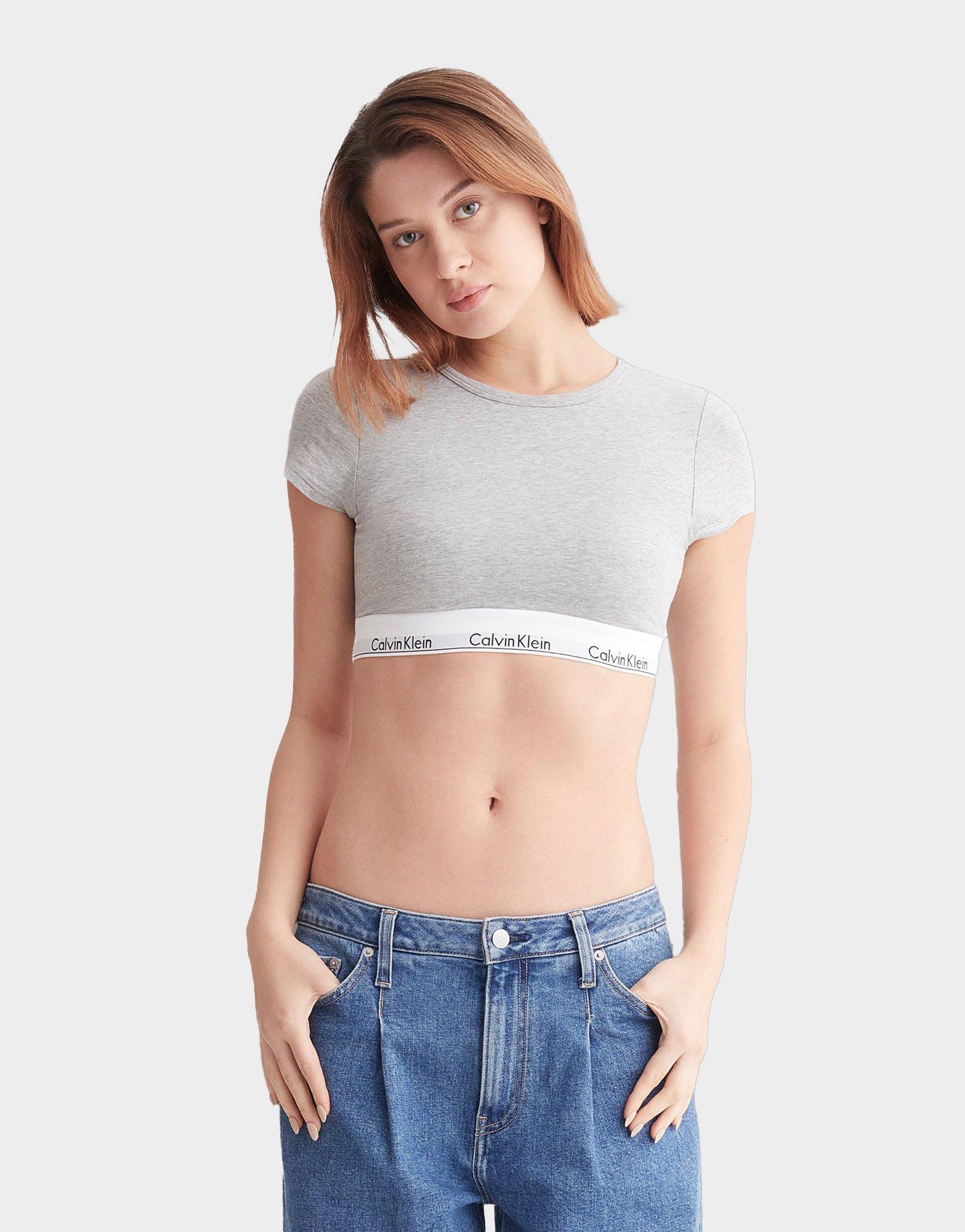 เสื้อชั้นในผู้หญิง Modern Cotton T-Shirt Bralette