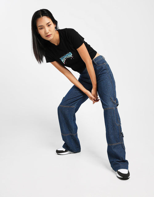 เสื้อยืดผู้หญิง Superstar Cropped Baby