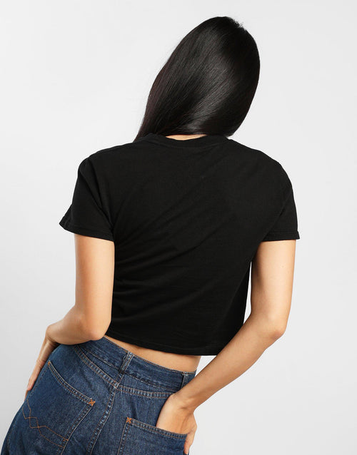 เสื้อยืดผู้หญิง Superstar Cropped Baby