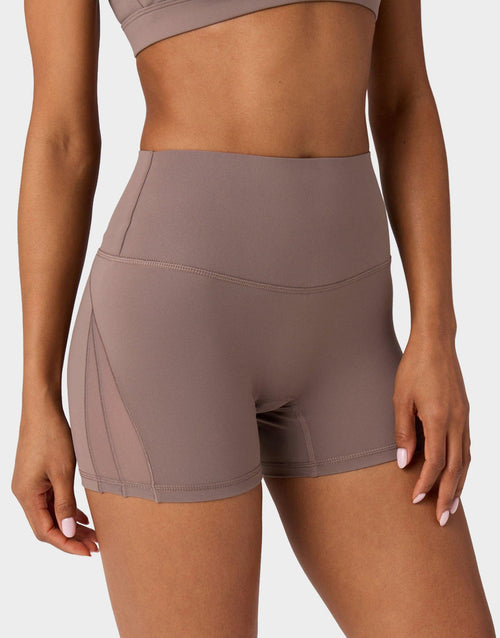 กางเกงขาสั้นผู้หญิง No-Seam PureLuxe TLC Mesh 4"