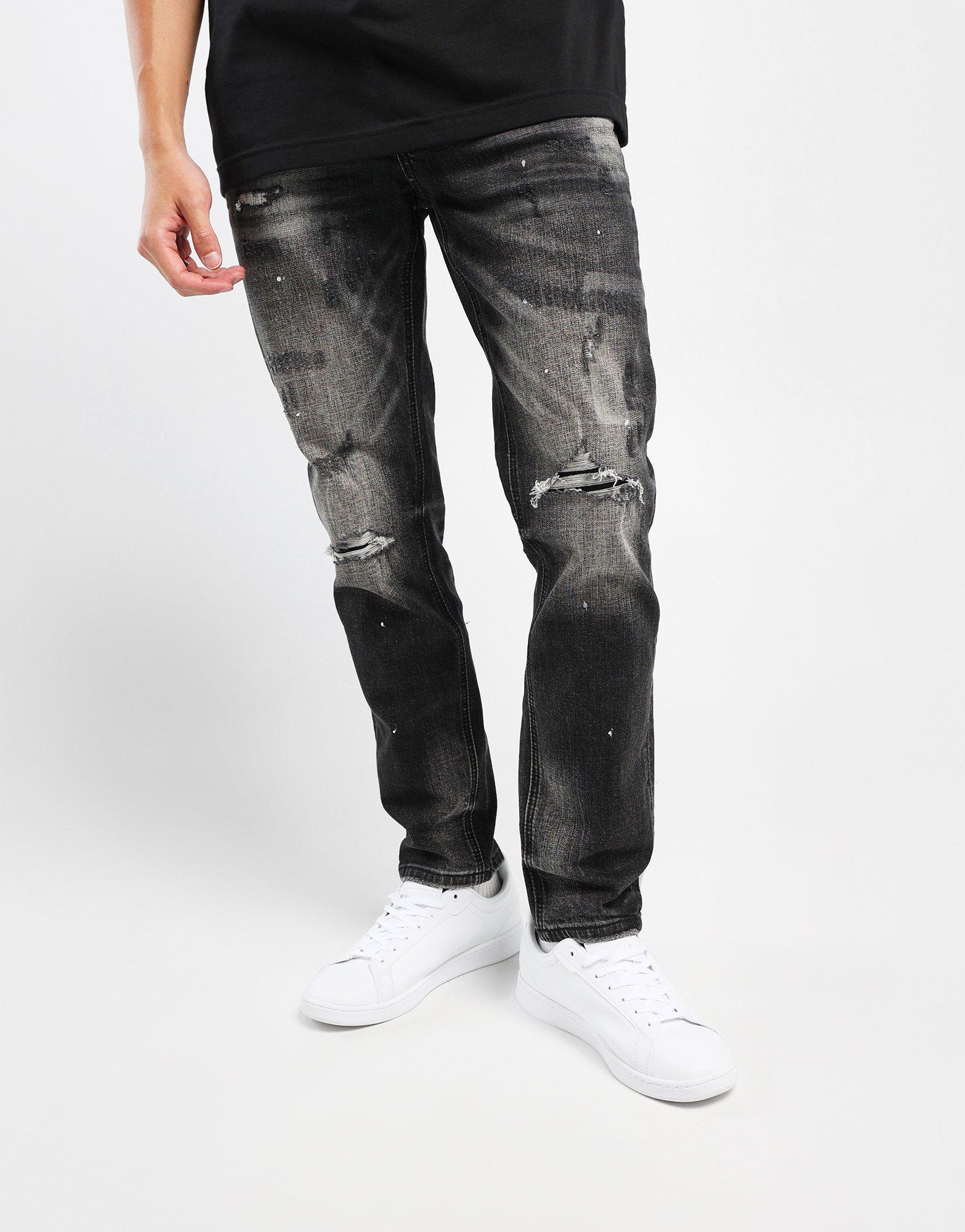 กางเกงขายาวผู้ชาย Cover Jeans Washed