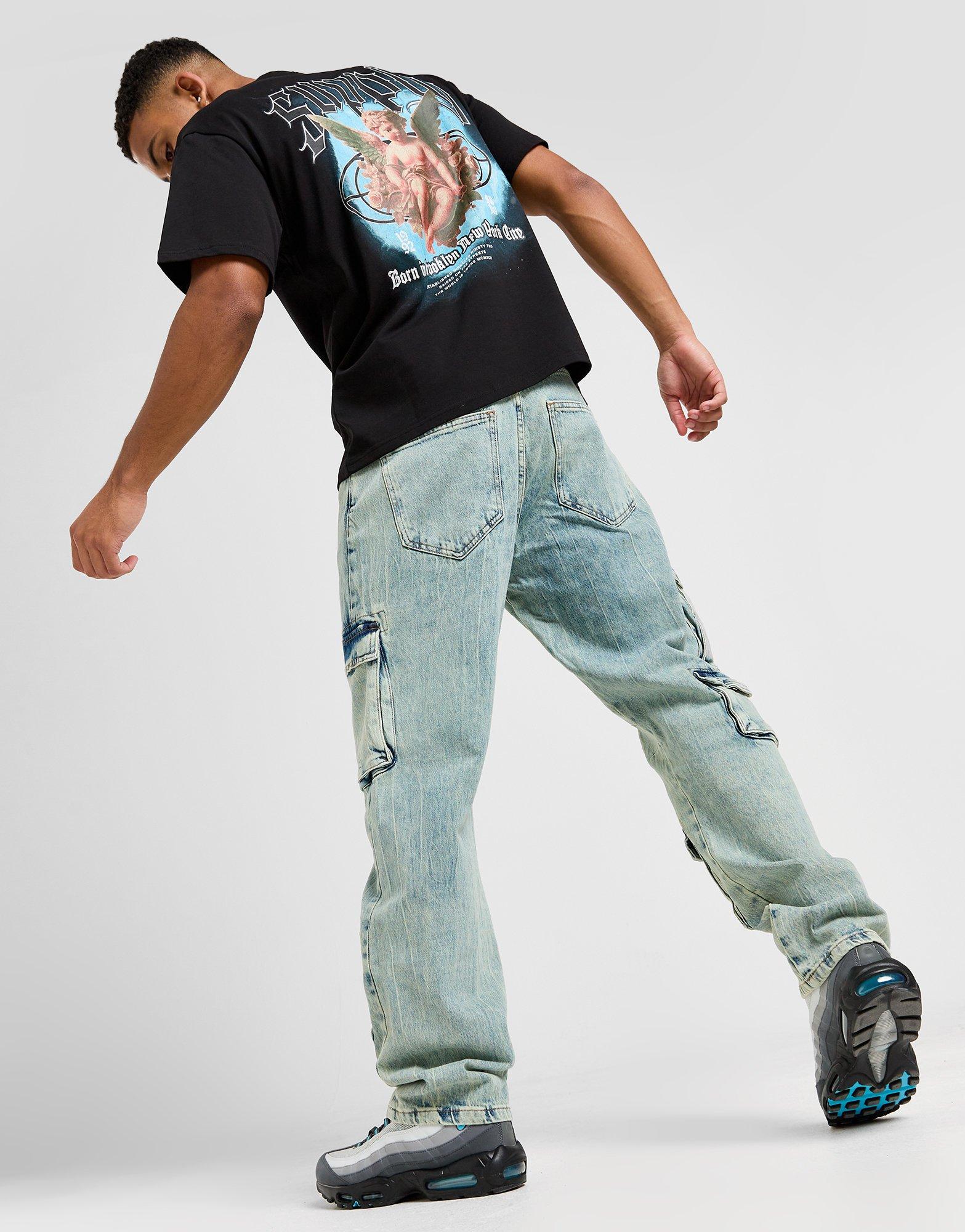 กางเกงขายาวผู้ชาย Casual Denim