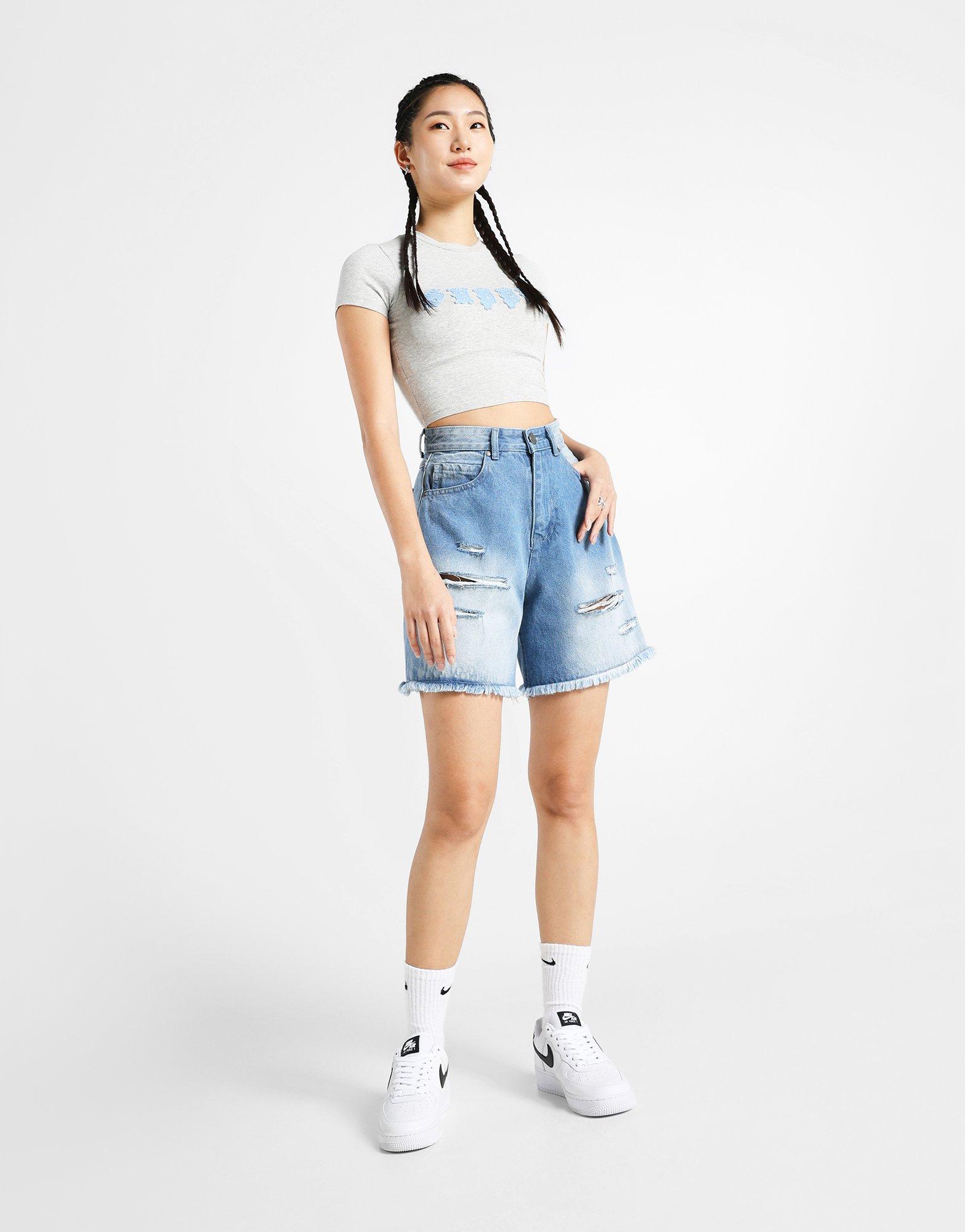 กางเกงขาสั้นผู้หญิง Brixton Denim