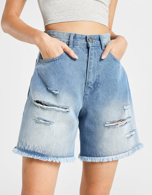 กางเกงขาสั้นผู้หญิง Brixton Denim