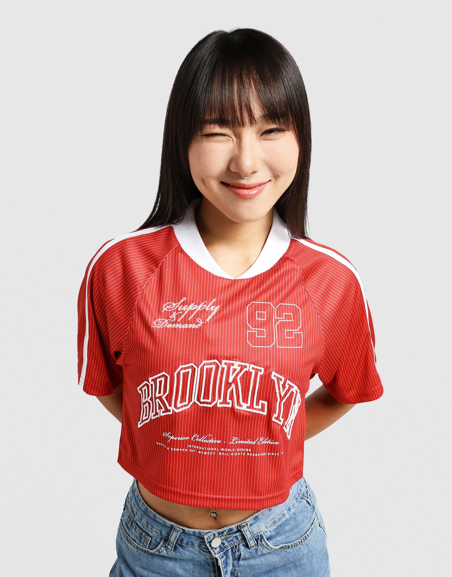 เสื้อแขนสั้นผู้หญิง Brooklyn Jersey