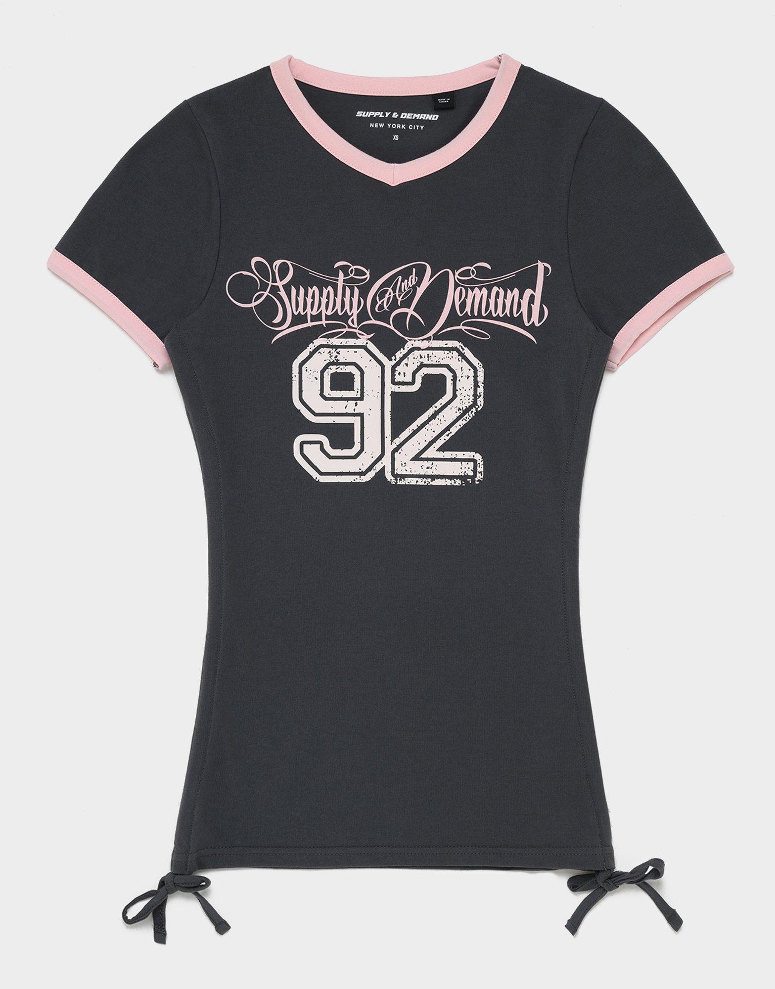 เสื้อแขนสั้นผู้หญิง Ruched