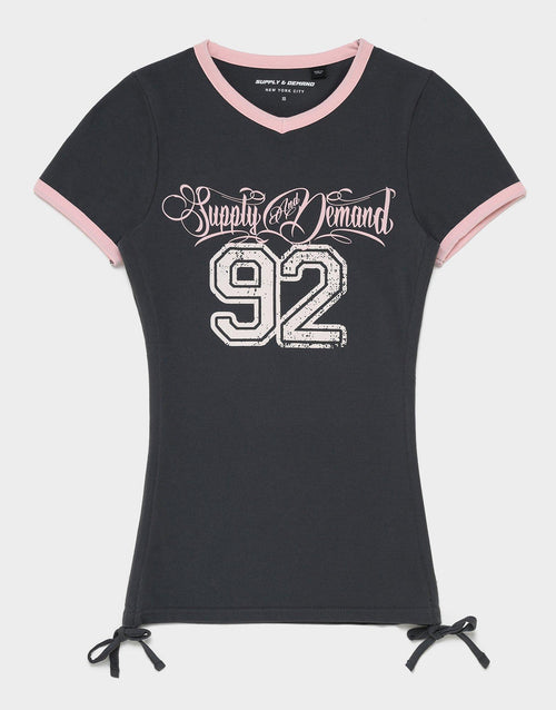 เสื้อแขนสั้นผู้หญิง Ruched