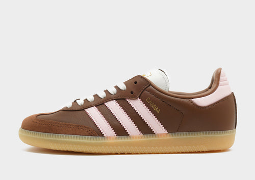 สีน้ำตาล adidas รองเท้าผู้หญิง Samba OG