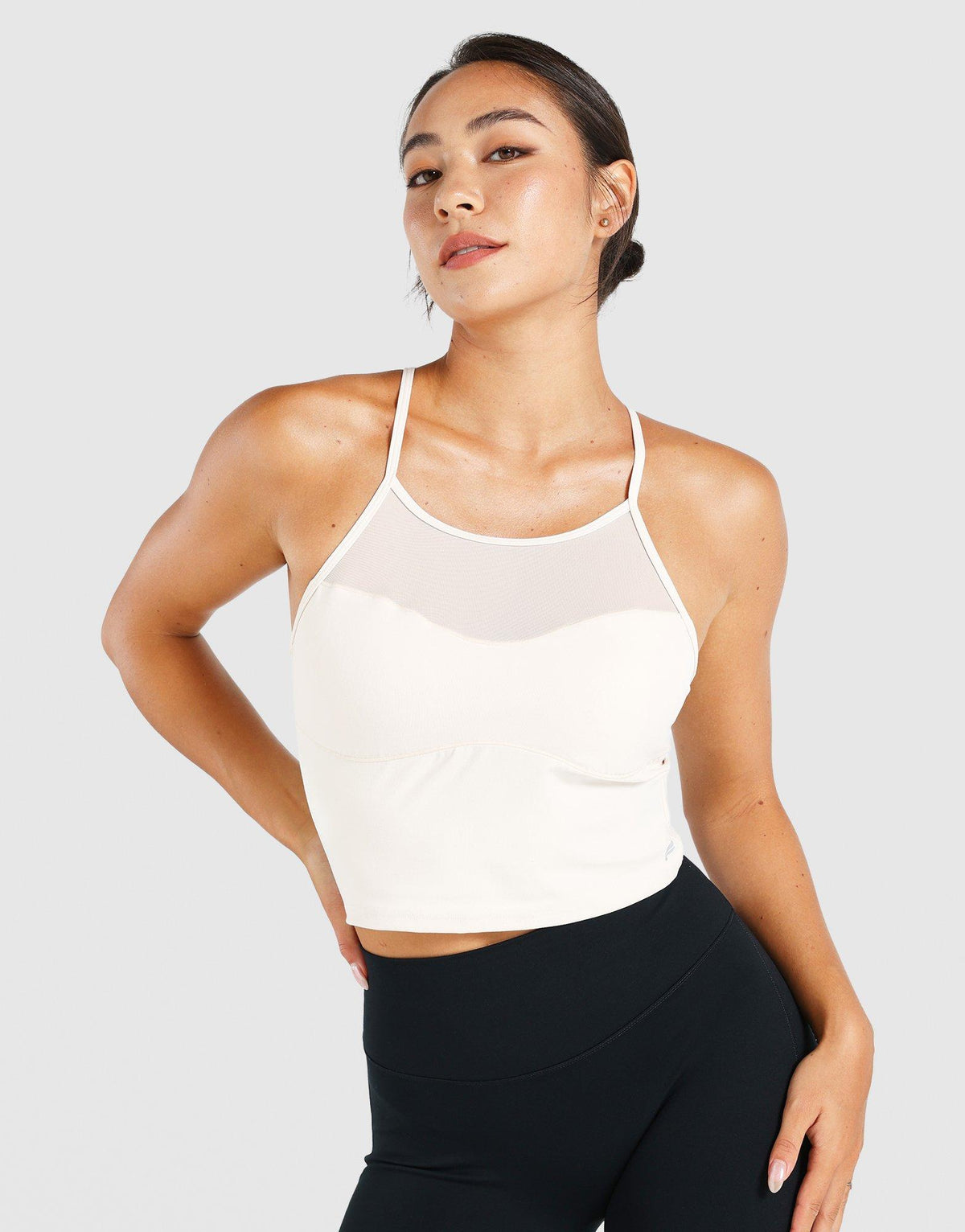 เสื้อกล้ามผู้หญิง PureLuxe Mesh Built-In Bra