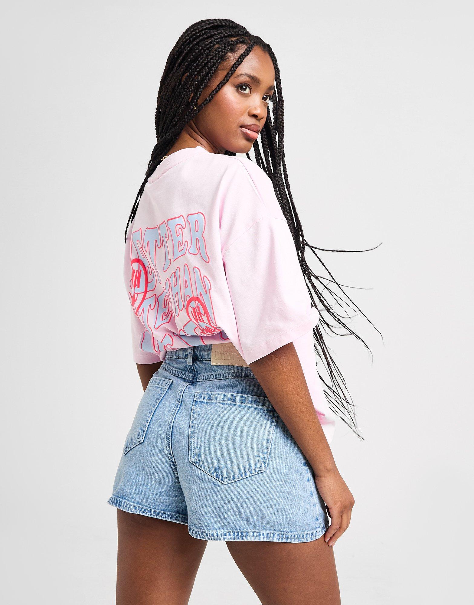 กางเกงขาสั้นผู้หญิง Mom Jeans