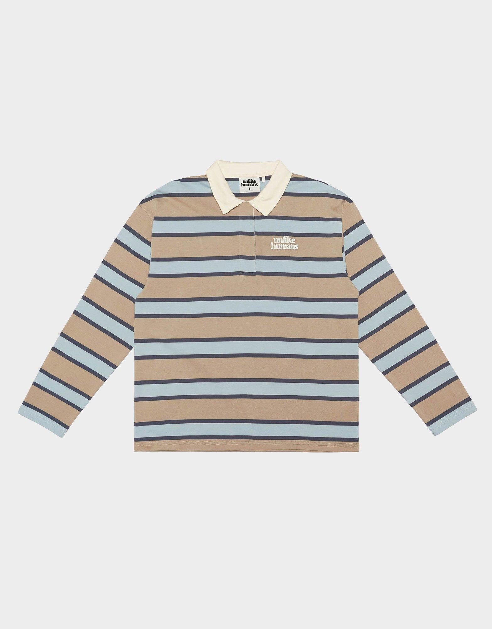 เสื้อแขนยาวผู้หญิง Stripe Rugby