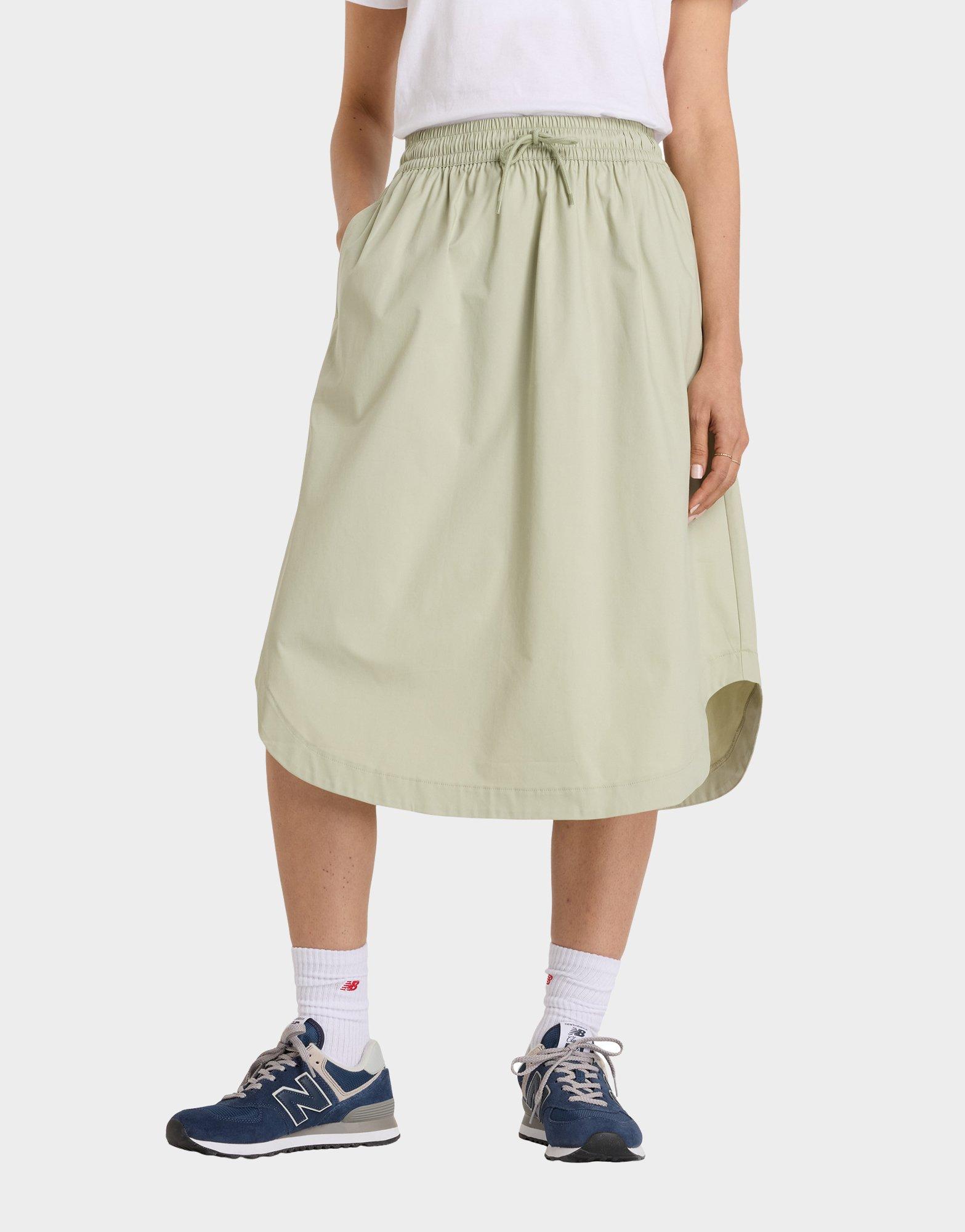 กระโปรงผู้หญิง Twill Midi