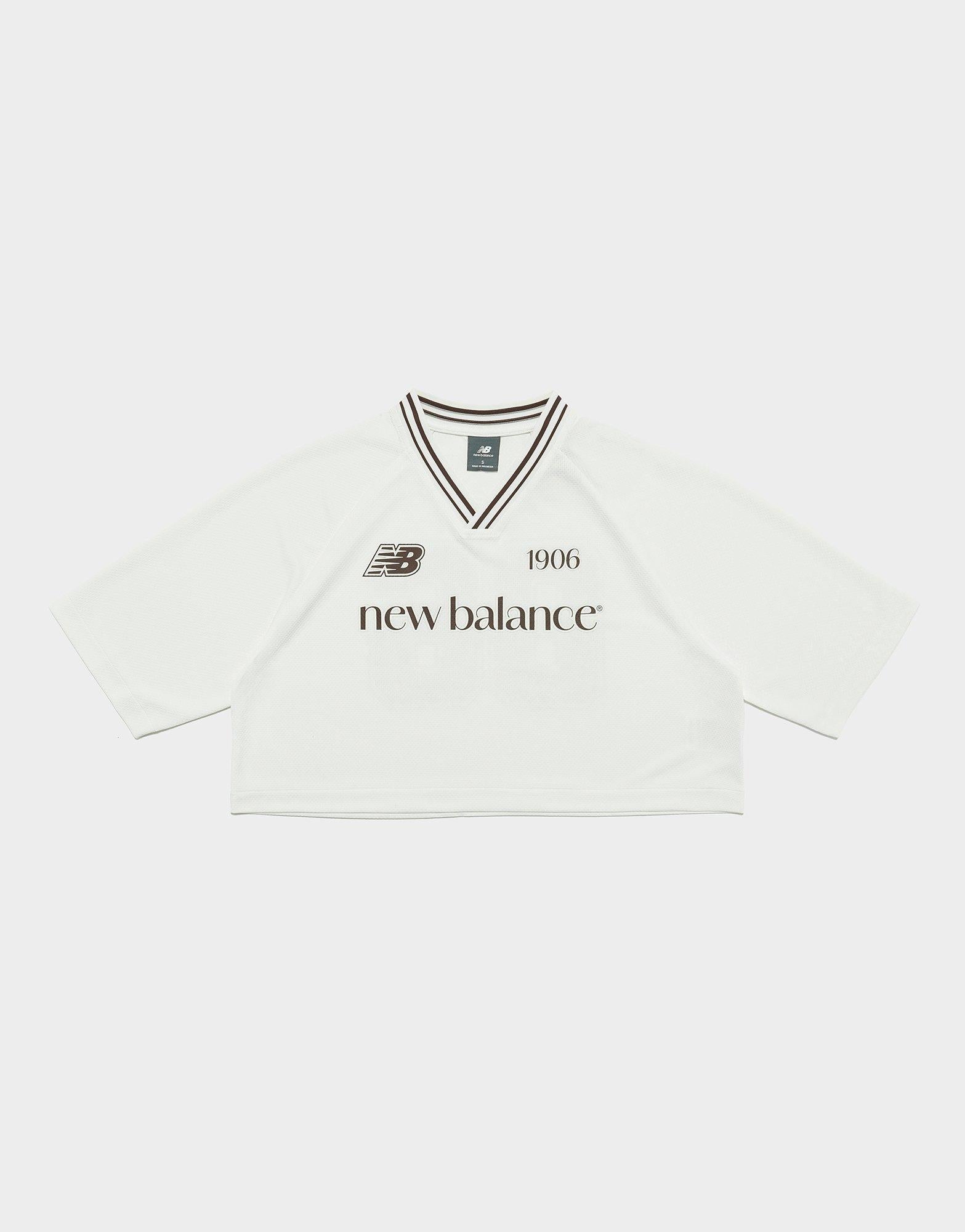 เสื้อแขนสั้นผู้หญิง Crop Rib Sport Jersey