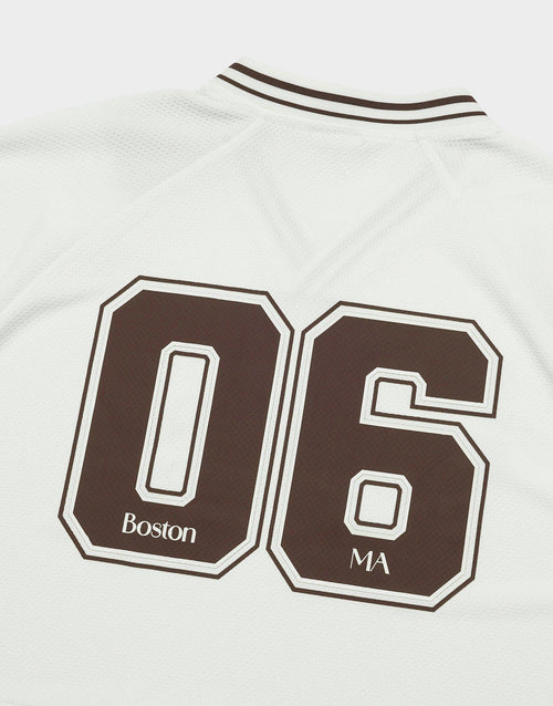 เสื้อแขนสั้นผู้หญิง Crop Rib Sport Jersey
