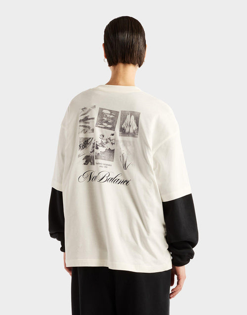 เสื้อยืดผู้หญิง Pressed Flowers Memories Oversized