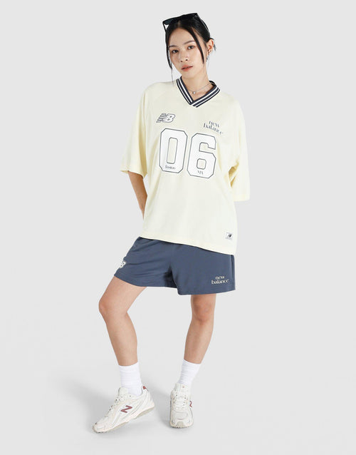 เสื้อแขนสั้นผู้หญิง Rib Sport Jersey