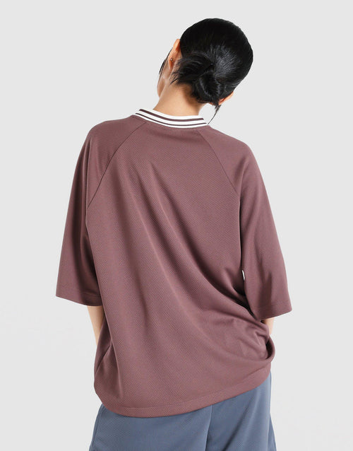 เสื้อแขนสั้นผู้หญิง Rib Sport Jersey