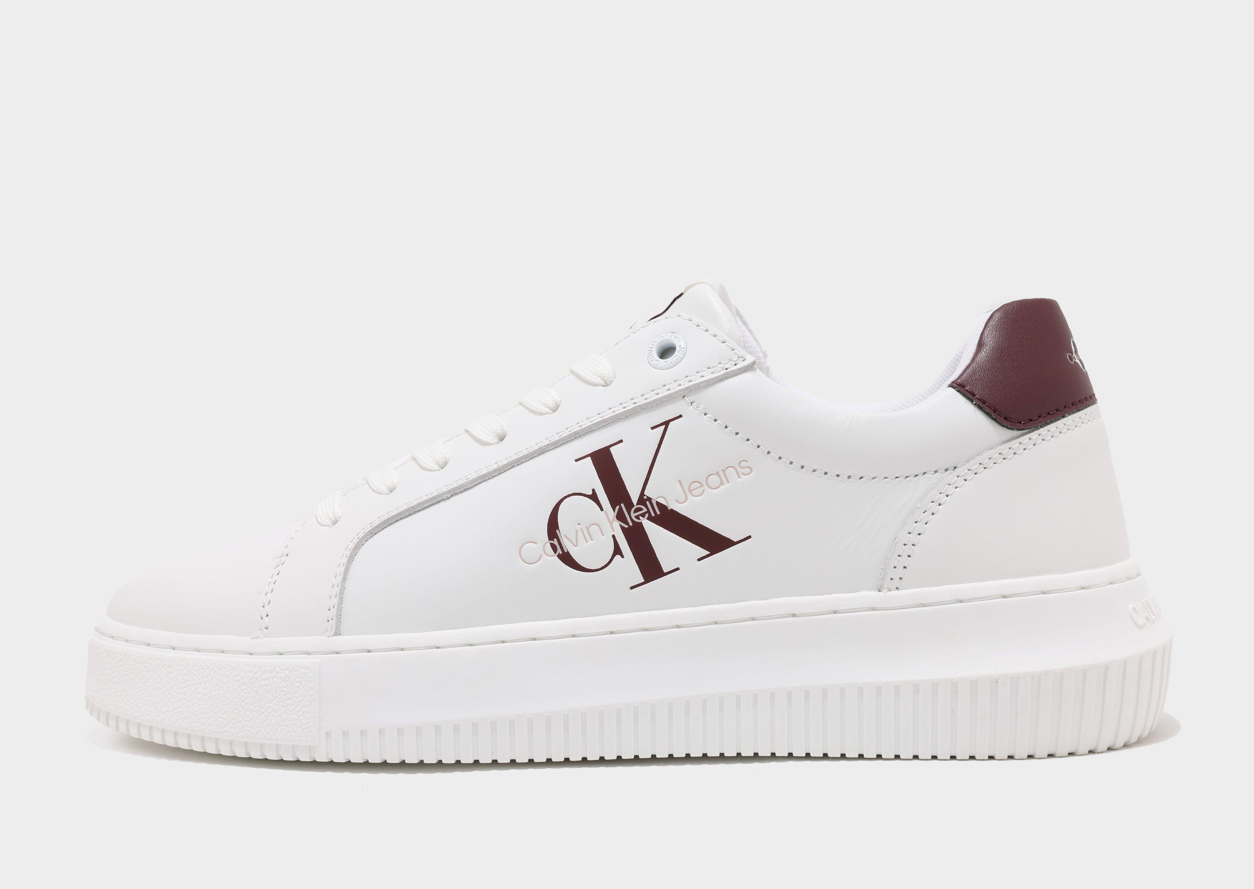 รองเท้าผู้หญิง Chunky Cupsole Mono Leather